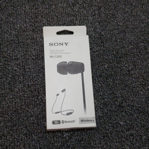 Sony Other - Sony WI-C200 Wireless Headphones - Black
